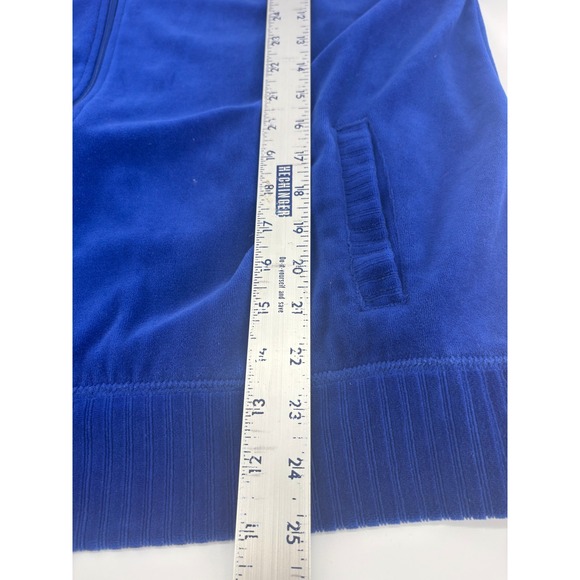 BonWorth Royal Blue Corduroy Full Zip Jacket Women's Medium Collared - Picture 6 of 7